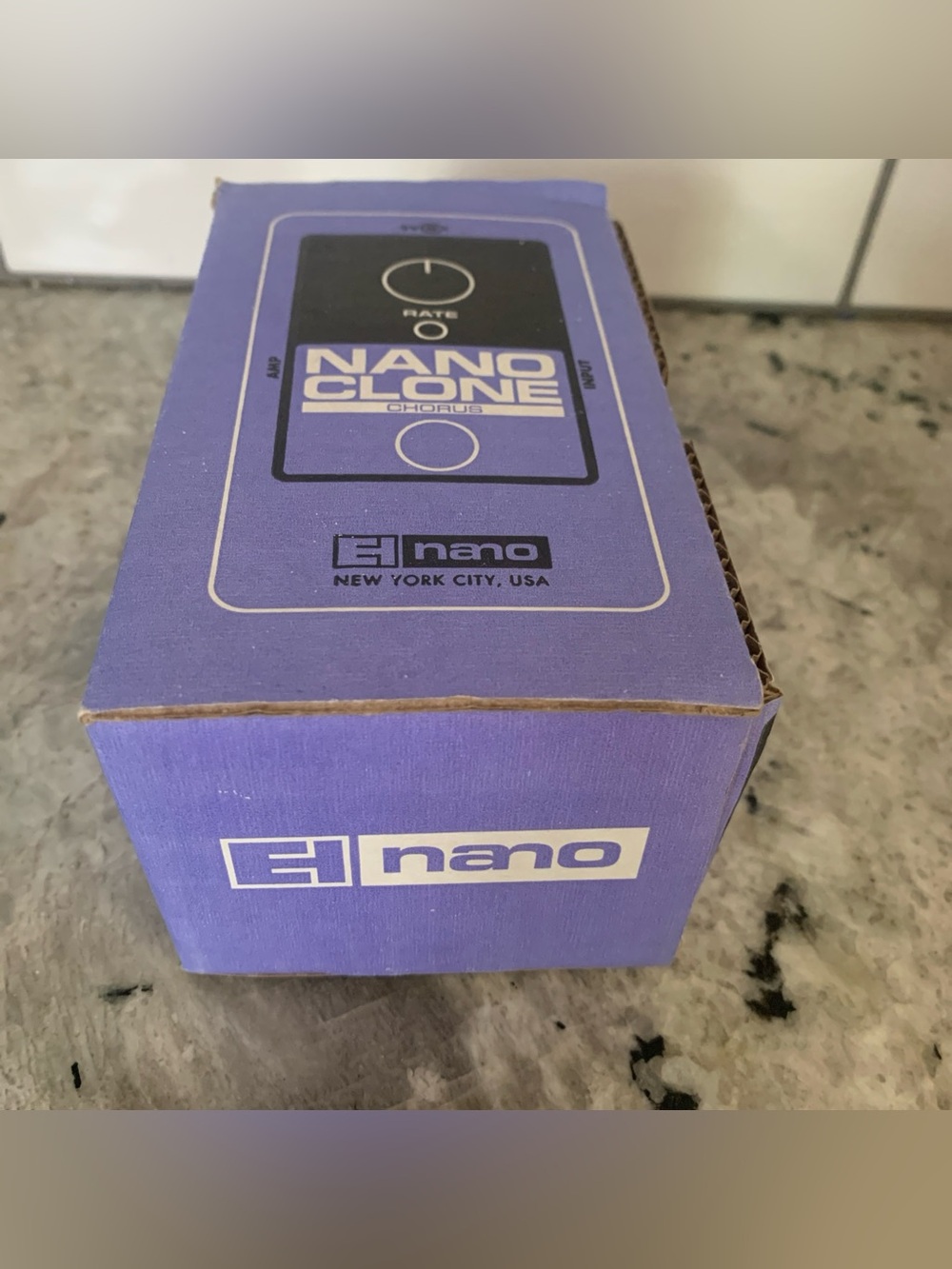 Electro-Harmonix EHX Nano Clone Chorus Guitar Effects Pedal Open Box